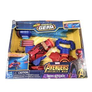 Marvel Avengers Infinity War Nerf Assembler Gear Iron SpiderBlaster New Open Box